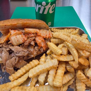 SLICED PORK LOIN SUB